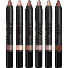 Glutenfri Ögonpennor Nudestix Nude Beach Eye Pencil Palette - 6 St