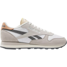 Reebok Classics White & Taupe Classic Leather Sneakers WHITE/MOONSTONE/GREY