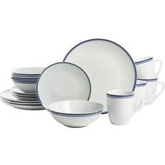10 Strawberry Street 16-Piece Ceramic Dinnerware Dinner Set 16pcs