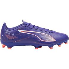 Textile Football Shoes Children's Shoes Puma Altra 5 Play FG/AG - Lapis Lazuli/White/Sunset Glow