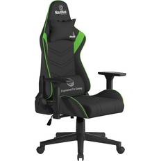 Green Gaming Chairs Metro Lane Game Chair Black Green (53.2cm H X 28.2cm W X 21.5cm D)