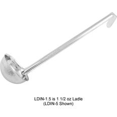 Soup Ladles Winco Prime One Piece Stainless Steel 1.5 Ounce Soup Ladle