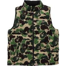 Bape Vests Bape ABC Camo Reversible Down Vest - Green