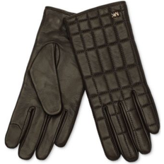 Accessories Quilted Leather Tech Gloves - Chocolate