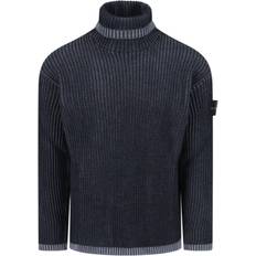 Stone Island Jumpers Stone Island Gray Turtleneck Sweater - Gray