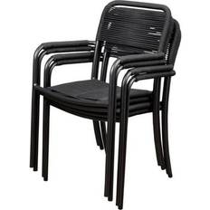 Outdoor Lounge Sets 4-Piece Black Oosterdam Patio Armchair 33 Outdoor Lounge Set