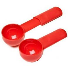 Red Measuring Cups FinalCut Plastic Coffee Measure Scoop Pack of 6 Measuring Cup