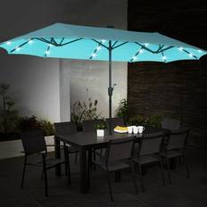 Parasols & Accessories Bed Bath & Beyond 13ft Patio Umbrella with LED Lights