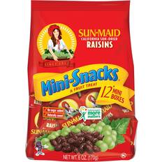 Sun-Maid Raisin Mini Snacks 12 Boxes 0.5 oz Each 170g 12pcs 1pack