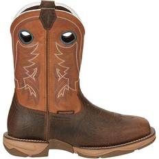 Tony Lama Lopez 11" Waterproof Steel Work Boots Brown