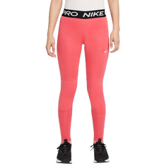 140/146 Pantalones Nike Big Kid's Pro Dri-FIT Leggings - Aster Pink/White (DA1028-629)