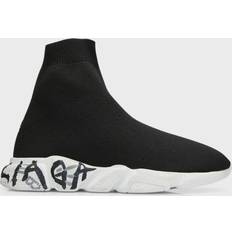 Balenciaga Speed Graffiti Sneakers - Black