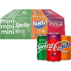 Soda Pop Coca-Cola Flavors Mini Cans Variety Pack