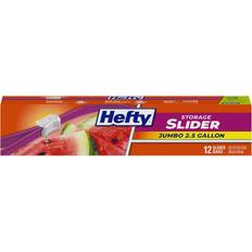 Plastic Bags & Foil Hefty Slider Jumbo Ziplock Bag 12 2.5gal