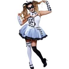 Fancy Dress Rubies Jesterella Halloween Circus Women's Costume