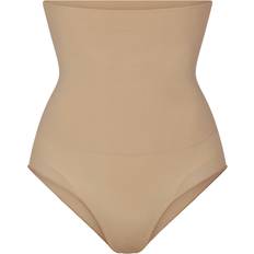 Beige - Skiing Underwear SKIMS Womens Clay Core Control High-rise Stretch-woven Briefs