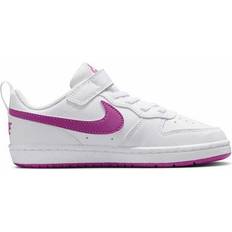 Court borough recraft pink Nike Court Borough Low Recraft PSV - White/Hot Fuchsia