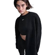Nike Trøjer Nike Cosy All Over Print Cardigan - Black