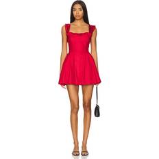 Free People Midnight Magic Mini Dress - Red Dahlia Combo