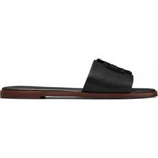 Leather Slides Tory Burch Ines - Perfect Black