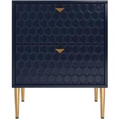 Clihome Navy 2-Drawer Dresser BL-JH-013-BL-N Chest of Drawer