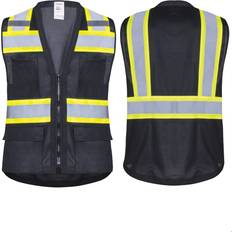 High Visibility Safety Vest - Black