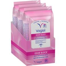 Vagisil odor block daily freshening wipes for feminine hygiene Count