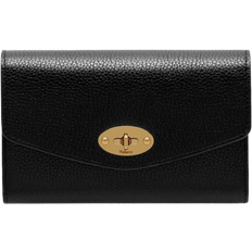 Wallets & Key Holders Mulberry Medium Darley Wallet - Black Small Classic Grain