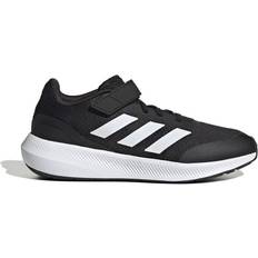 Sportssko Adidas Kid's Runfalcon 3.0 Elastic Lace Top Strap Shoes - Core Black/Cloud White/Core Black