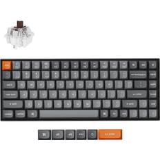 Keychron Nordisk - Vita Tangentbord Keychron K2 Max 75% Brown Switch Black