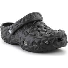 Crocs Classic Geometric Clog Shoes - Black