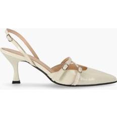 ALOHAS Tacchi e Décolleté ALOHAS Joelle Patent Leather Heeled Courts - Cream