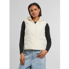 Urban Classics Dam Västar Urban Classics UC Ladies UC Super Light Puffer Vest - White