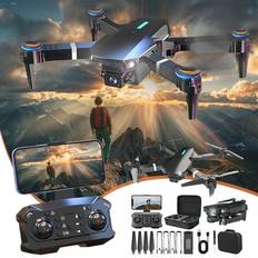 Drones Kkbbma ADX LLC Pro Seller, Clearance on Aerial Photography Drone with Camera Foldable Drone for Kids Adults with 1080P FPV Camera RC Quadcopter Helicopter with Altitude Hold Headless Mode Toys Gifts Drone