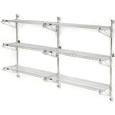 Nexel Poly-Green Wall Mount Wire 72 x 24 x 54 in Shelving System