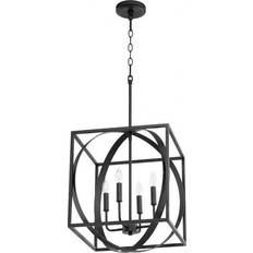 Bailey Street Home 4 Light Cube Sphere 15.5 inches Wide 19.5 inches High-Noir Pendant Lamp