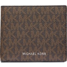 Michael Kors Greyson Logo Slim Billfold Wallet - Brown/Black