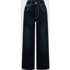 Unisex - XL Jeans Romwe Vintage Y2K Unisex Casual Wide Leg Jeans - Plain