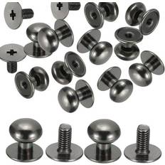 Black Rivets Uxcell 12 Pack 10 x 11 x 11 mm Rivets Black