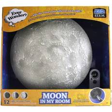 Uncle Milton Basic Fun Moon 05102 Grå Lamp 25 cm Nattlampa