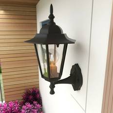 Uixe Black Mount Exterior Sconce Wall Light