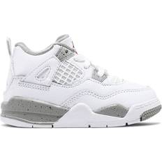 Children's Shoes Nike Air Jordan 4 Retro TD - White/Tech Grey/Black/Fire Red