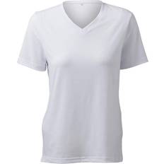 V Neck Blank T-shirt - White