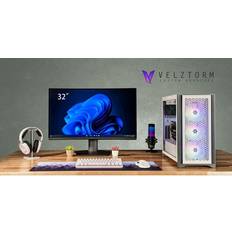 Velztorm White Armix Gaming Desktop PC AMD Ryzen 9 7900X