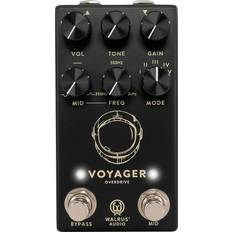 Walrus Audio Voyager Pre-Amp Overdrive MKII Effects Pedal Black