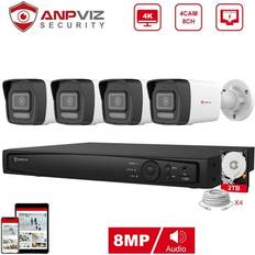 Anpviz 8CH 4K PoE Home Security Camera System