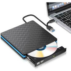 Sohindel External CD DVD ROM Optical Disk Drive