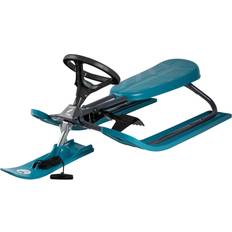 Plastica Slitte STIGA Sports SNOWRACER Iconic Bio Graphite Grey/Aqua