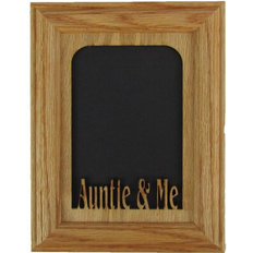 Oak Wall Decorations Auntie and Me Picture 7.0 H x 5.0 W x 1.0 D Photo Frame