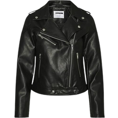 Noisy May Rollo Black Veste en Cuir - 27017175